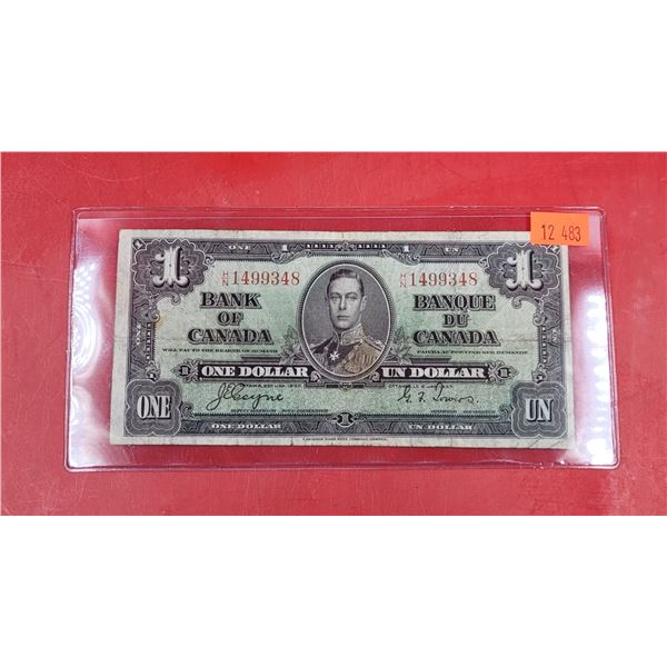 1937 Bank of Canada $1 Bill