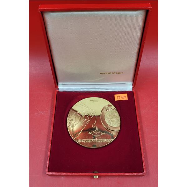 Gilded Bronze Medal by Pierre-Yves Tremois