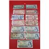 Image 1 : Assorted VTG Bank of Canada Paper Bills w/ $1, $2, & $5