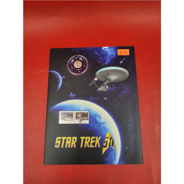 Star Trek Canadian Coin & Stamp Set