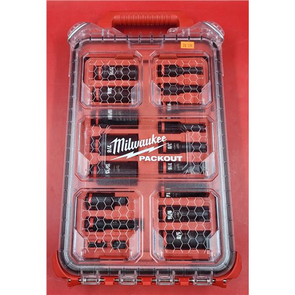 New Milwaukee Impact Socket Set w/ Packout Organizer