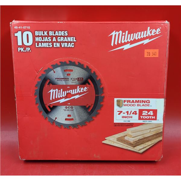 New Milwaukee 10 Bulk Blades Pack