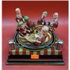 Image 1 : VTG Tin Wind-Up Carousel Toy