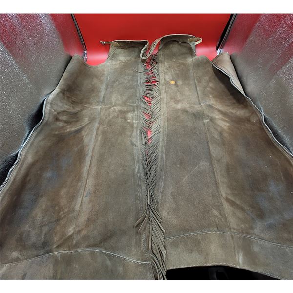 Leather Tasseled Chaps