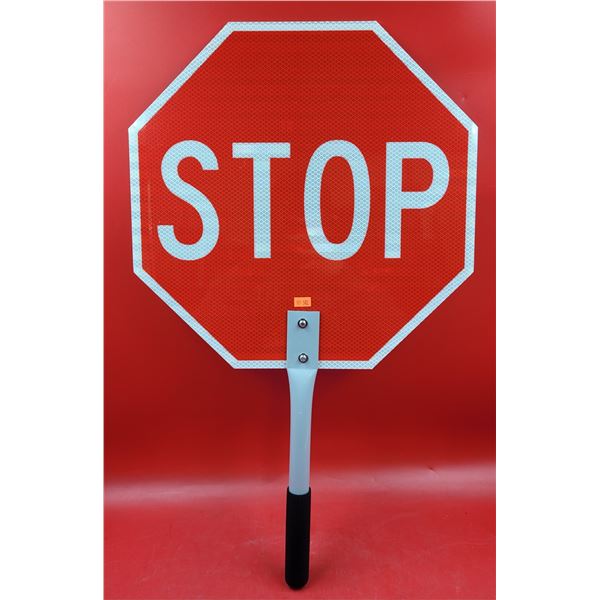 Handheld Metal Stop/Slow Sign