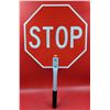 Image 1 : Handheld Metal Stop/Slow Sign