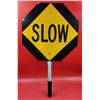 Image 2 : Handheld Metal Stop/Slow Sign