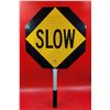 Image 2 : Handheld Metal Stop/Slow Sign