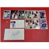 Image 1 : Lot of Assorted NHL Autographs w/ Joel Otto, Michel Goulet, Ron Sutter, & More