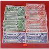 Image 1 : Lot of Assorted Canadian Tire Money w/ 5 Cents, 10 Cents, & 25 Cents