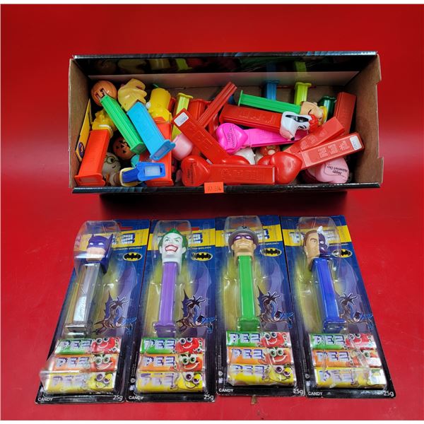 VTG Assorted Pez Lot w/ 4 NOS Batman Pez