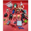 Image 1 : Assorted Action Figure Lot w/ Venom, Forearm, Wrestling, & More