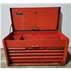 Image 1 : Large Red Metal Snap-On Tool Box