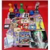 Image 1 : Collectibles Lot w/ Yu-Gi-Oh Cards, Cap Gun, Dragon Ball Z Stands, & More