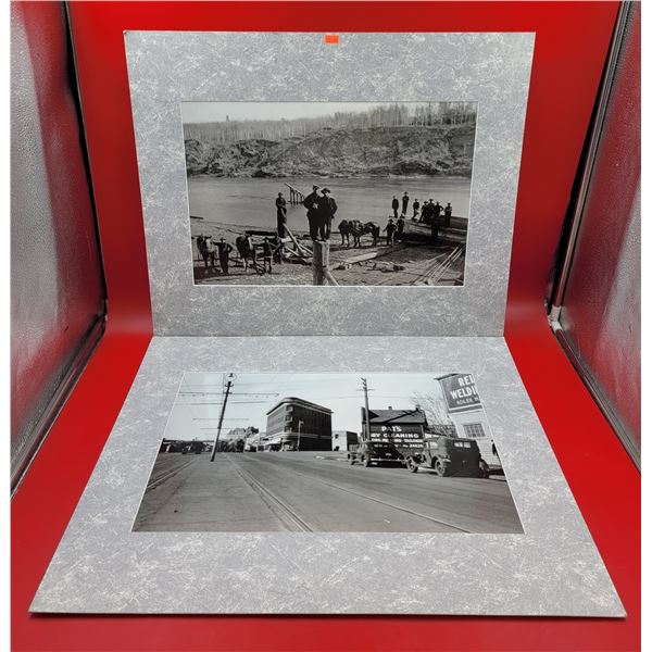 2 Antique-Style Black & White Prints