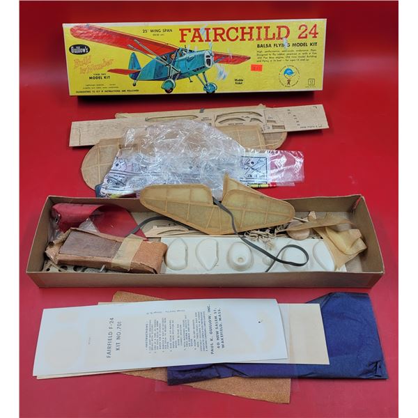 VTG Fairchild 24 Balsa Flying Model Kit