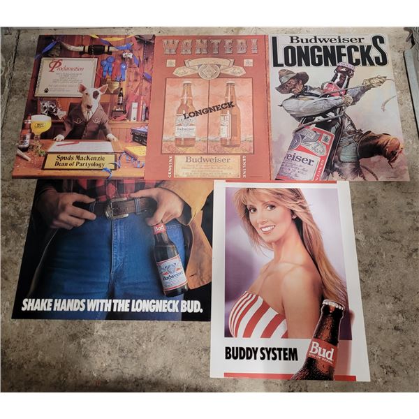 4 NOS Beer Advertising Posters & Dean of Partyology Poster