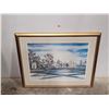 Image 1 : Framed, Signed & Numbered "Dundurn Castle" Print by J Moriarty