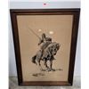 Image 1 : Framed "The Challenge" Print by EA King