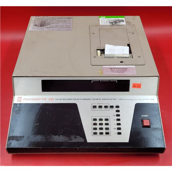 UPA Microderm MP-700 Microcomputer w/ Memory For Beta