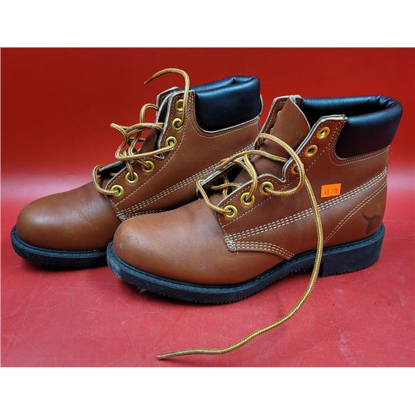 Texas Steer Steel-Toe Oil-Resistant Work Boots