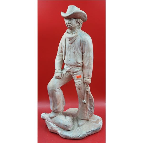 Comanche Pottery Western Americana Cowboy Sculpture