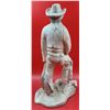 Image 2 : Comanche Pottery Western Americana Cowboy Sculpture