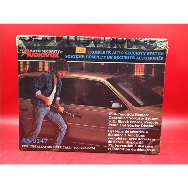 NOS Audiovox Complete Auto Security System