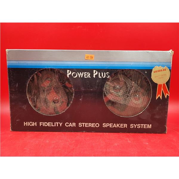 Power Plus High Fidelity Car Stereo Speaker System