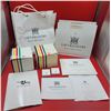 Image 1 : Collection of Hudson's Bay Gift Registry Materials w/ Bags, Boxes, & Informational Cards