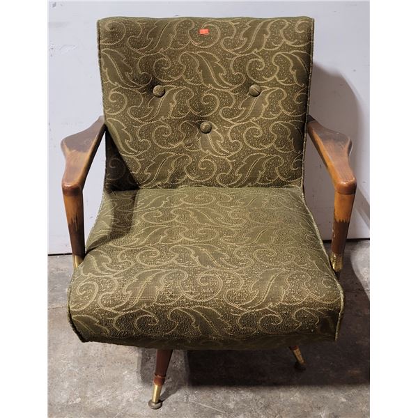 MCM Swivel Rocking Armchair