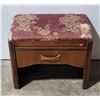 Image 1 : VTG Upholstered Vanity Stool