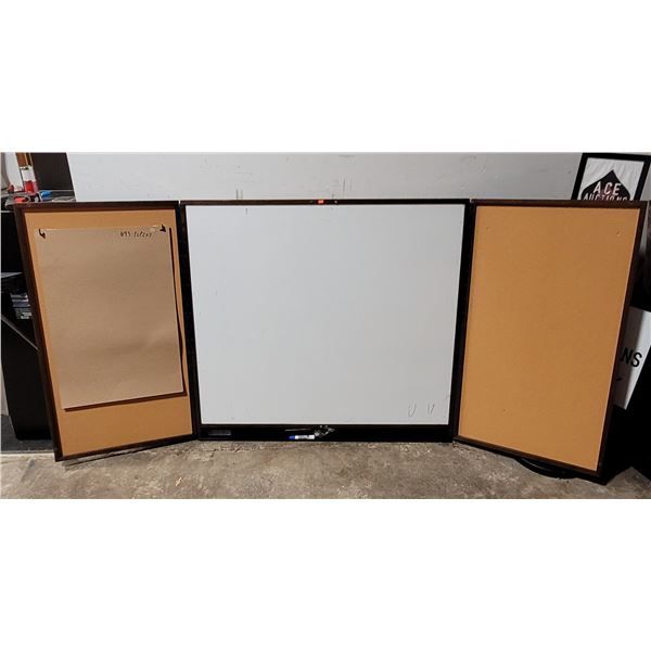 White Board & Bulletin Board Cabinet