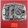 Image 2 : Metal Ironworker Hangin' Iron Belt Buckle Made in Canada