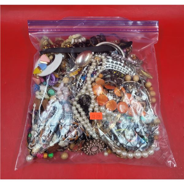 Bag of Assorted Costume Jewelry