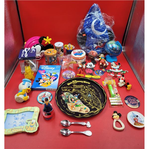 Disney Collectible Lot w/ Picture Frame, Valentine's Cards, & More