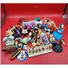 Image 1 : Disney Collectible Lot w/ Snow Globe, Deck of Cards, Ceramic Dwarfs, & More