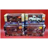 Image 1 : Diecast Vehicle Lot w/ '56 Ford Pickup F-100, Harley-Davidson Motorcycle, & More