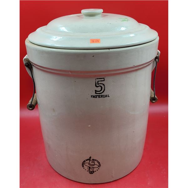 Medicine Hat Potteries 5-Gallon Crock