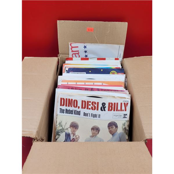 Lot of Assorted 45 RPM Records