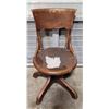 Image 1 : Antique The H. Krug Oak Swivel Chair Made in Canada