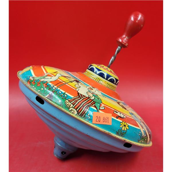 VTG Tin Litho Spinning Top