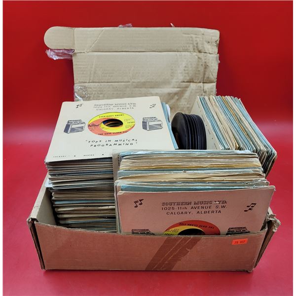 Lot of Assorted 45 RPM Records