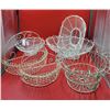 Image 1 : Lot of Assorted Wire Planters
