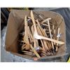 Image 1 : Box of Wooden Hangers