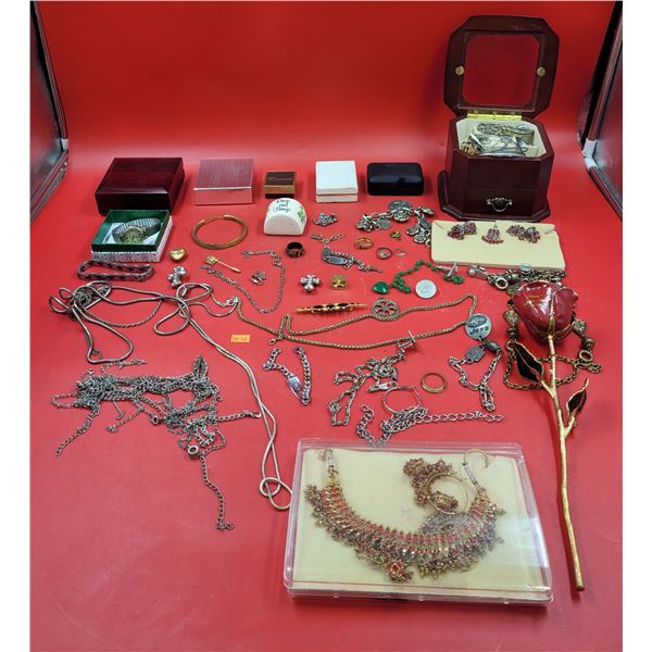 Large Lot Of Assorted Costume Jewelry