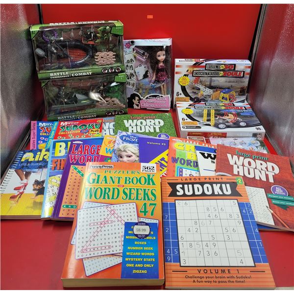 Lot Of Assorted Toys & Interactive Books