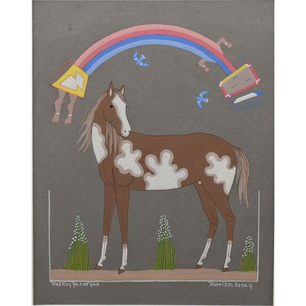 NAVAJO PAINTING (HARRISON BEGAY)