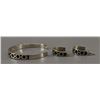 Image 2 : SILVER BRACELET AND EARRINGS (TEME)