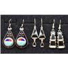 Image 1 : NAVAJO AND ZUNI EARRINGS (LEAGUS AHIYITE, KENNETH BITSIE, SF)